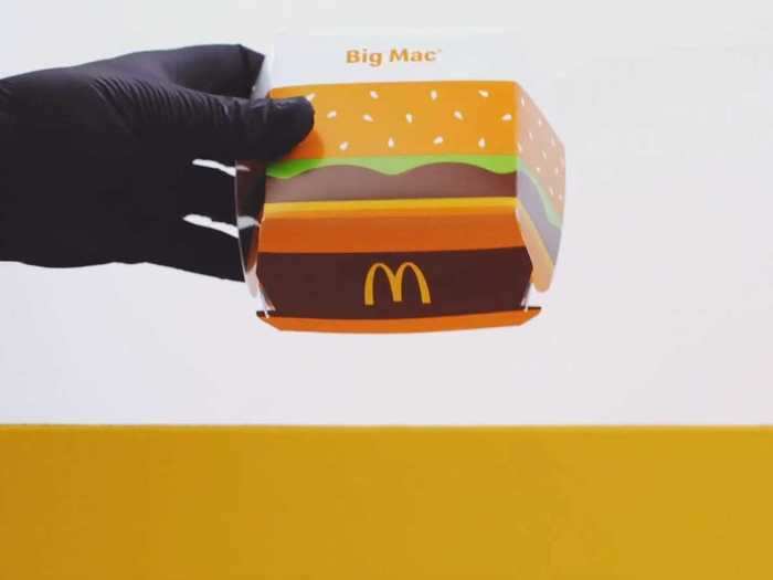 "Simple, bold graphics that nod to our world famous menu items are combined with a playful wink to whatever tasty item is inside. Think melting cheese drips on a Quarter Pounder with Cheese box" McDonald