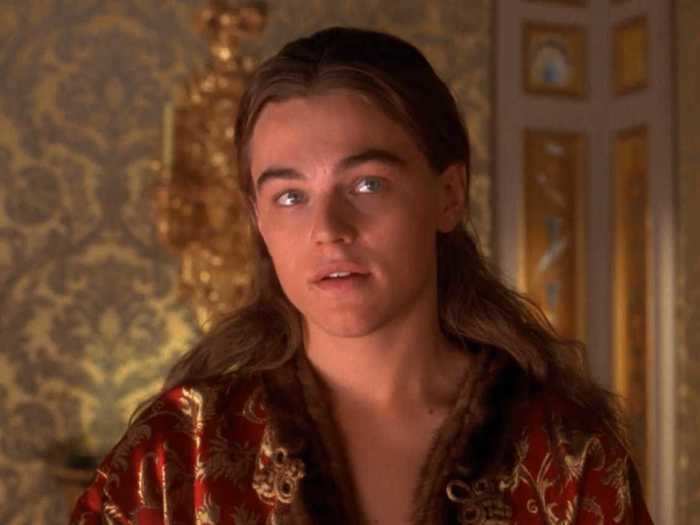 DiCaprio played both King Louis XIV and his brother in the "Three Musketeers" epilogue, "The Man in the Iron Mask" (1998).