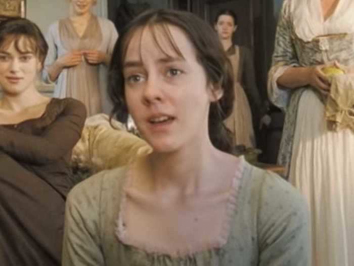 Jena Malone played Lydia Bennet.