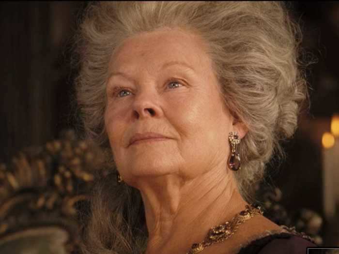 Judi Dench played Lady Catherine de Bourgh.