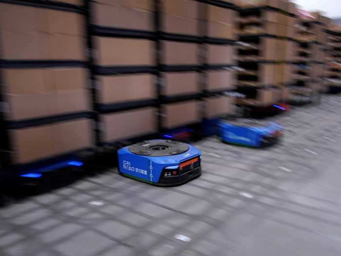 The company first introduced the robots in 2018, and says it has significantly saved time in the warehouse, according to CNBC.