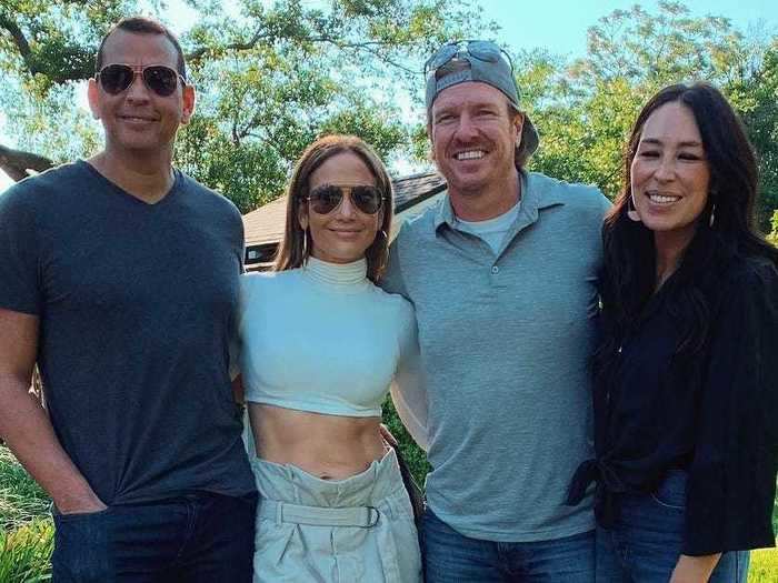 Jennifer Lopez and Alex Rodriguez traveled to Waco, Texas to spend time with "Fixer Upper" stars Chip and Joanna Gaines.