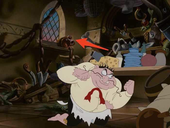 There are also a few hidden Mickeys in the movie.