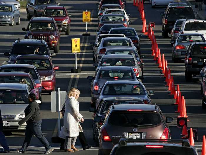 Usually, before you can even get inside the store, you have to navigate the treacherously crowded parking lot.