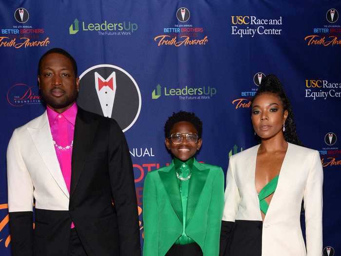 For the 2020 Truth Awards in March, Dwyane Wade, Gabrielle Union, and their daughter, Zaya Wade, all wore coordinating suits.