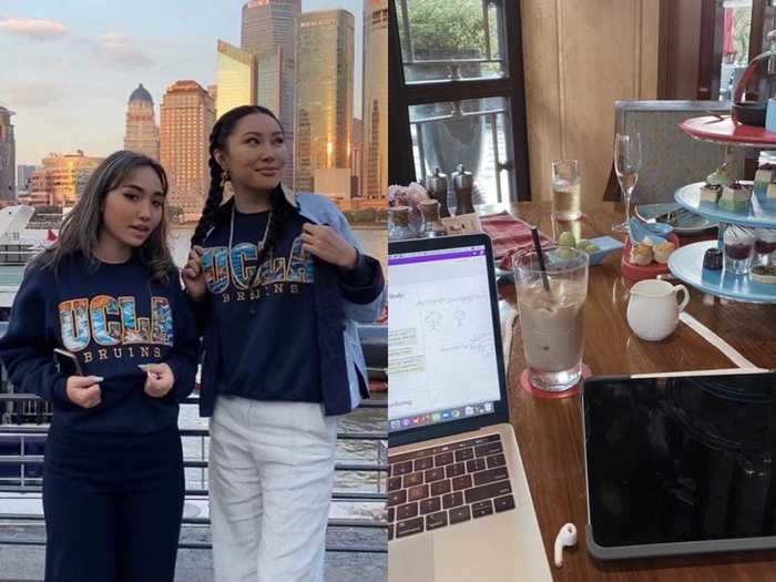 For Ziyan Peng, a freshman at the University of California at Los Angeles, classes go late into the night, thanks to a 16-hour time difference with her home in Hangzhou, China.