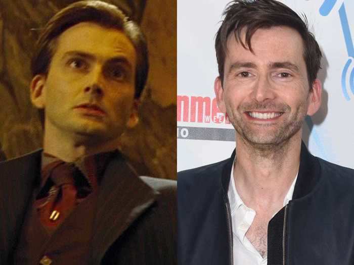 David Tennant snarled as Barty Crouch Jr. in "Harry Potter."