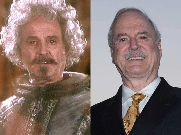 John Cleese haunted the Hogwarts halls as Nearly Headless Nick.