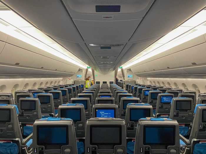 And if the flights do remain empty, an economy flyer could find themselves with an entire row to themselves.