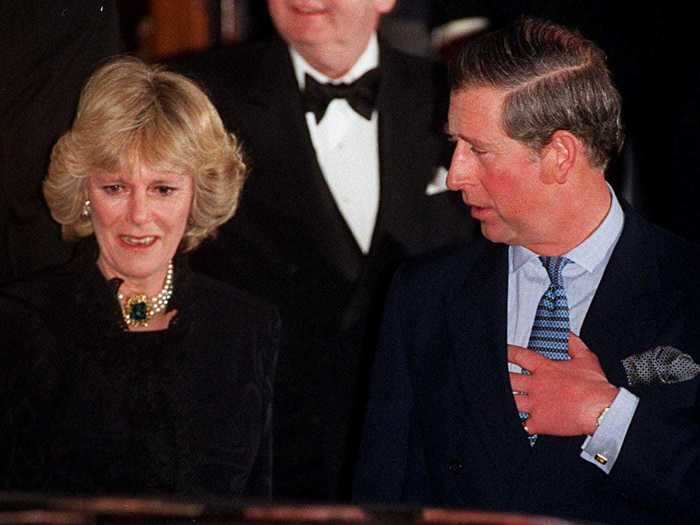 1999: Prince Charles and Camilla Parker Bowles made their first public appearance together at The Ritz in London.