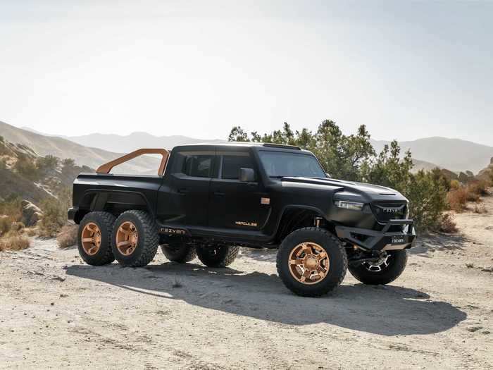 Rezvani wraps the radiator, battery, and fuel tank in kevlar, and protects the underside from explosives.