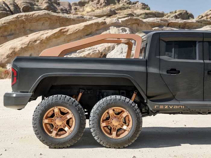 Other upgrades include bigger brakes for $5,600, a sport exhaust for $1,750, and a built-in winch for $3,750.