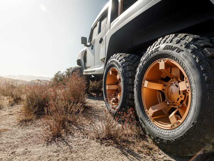 It rides on 37-inch tires, and buyers can choose from three different suspension setups.