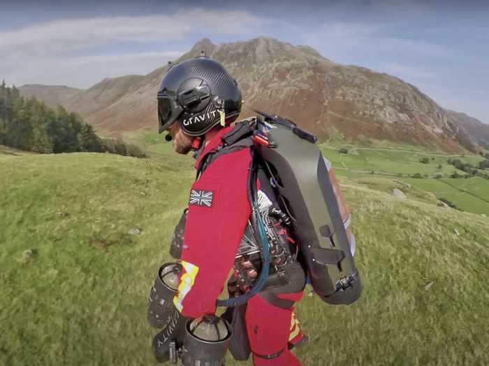 "The potential is just huge," director of operations and paramedic at GNAAS Andy said in the video. "A jet suit that