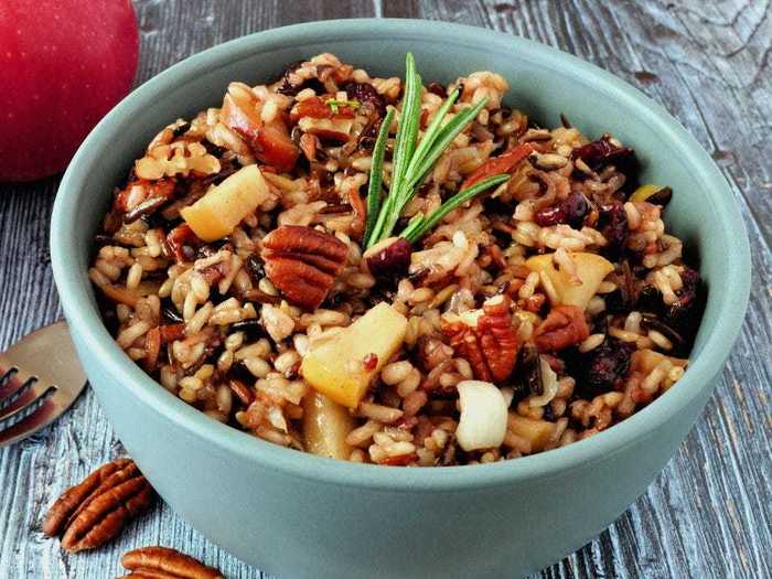 Whole grains like wild rice, quinoa, and barley, as well as nuts, are also great sources of fiber.