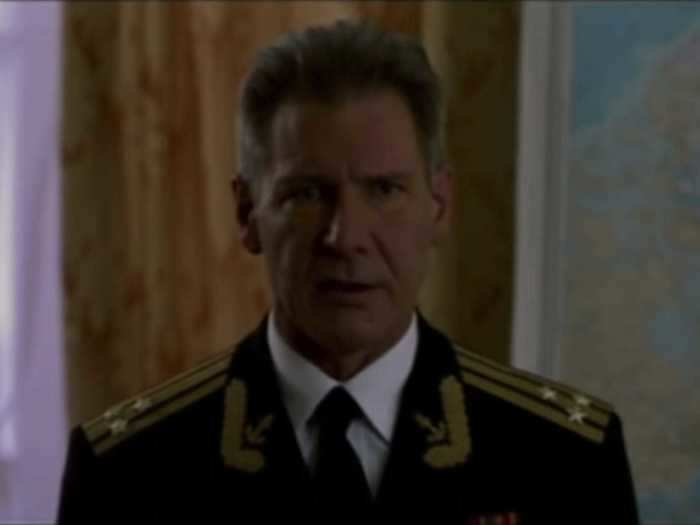 Harrison Ford delivered an underwhelming Russian accent in "K-19: The Widowmaker."