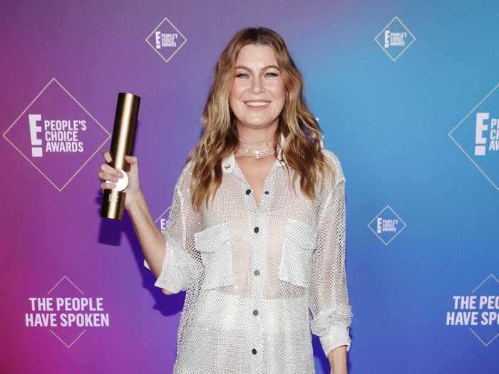 Ellen Pompeo put her own twist on the "naked trend."