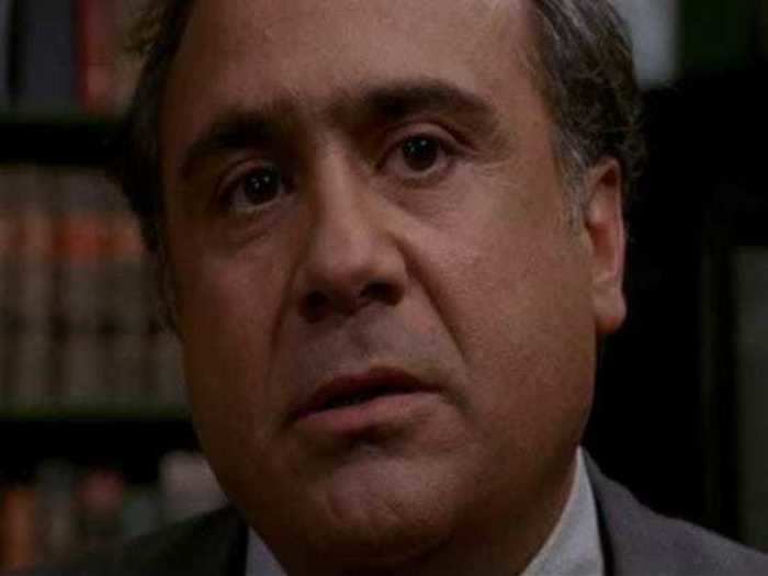 In "War of the Roses" (1989) DeVito played lawyer Gavin D
