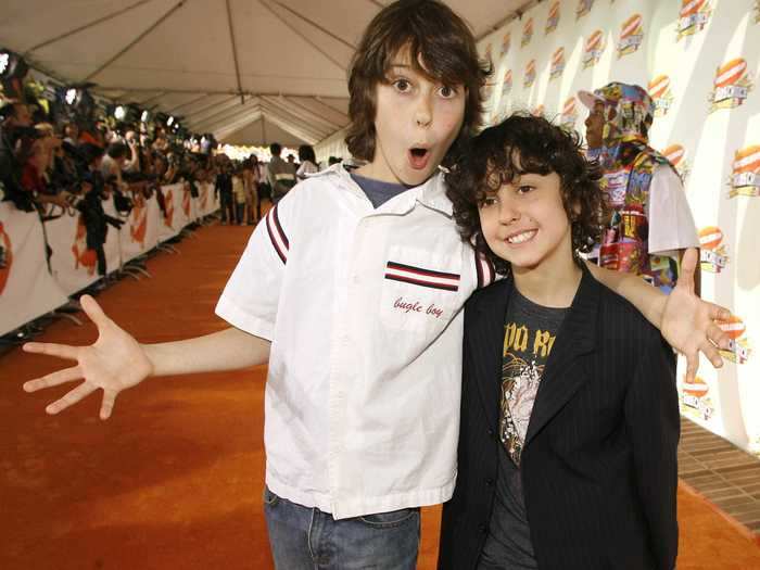 Nat and Alex Wolff starred together in a Nickelodeon series called "The Naked Brothers Band."