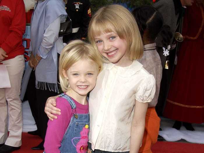 Elle Fanning got her start playing younger versions of her sister Dakota