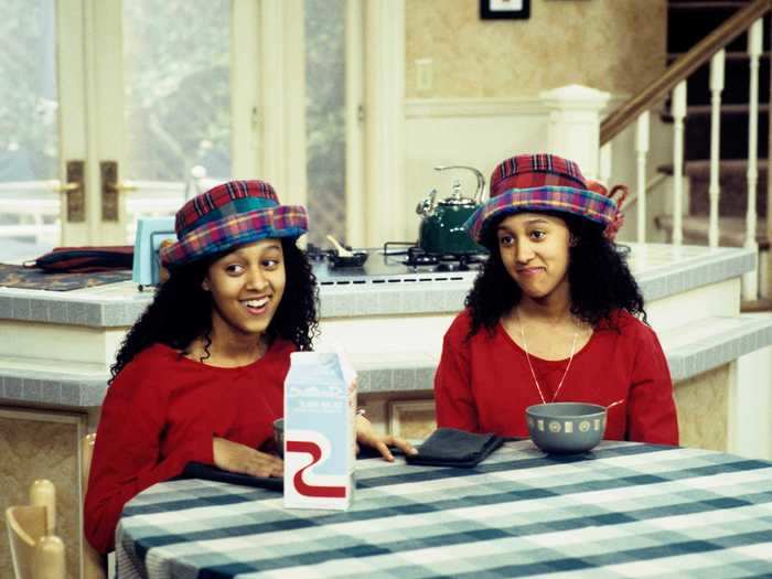 Tia and Tamera Mowry played long-lost twins on the sitcom "Sister Sister."