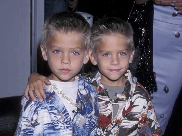 Twins Dylan and Cole Sprouse appeared in "Grace Under Fire" and "Big Daddy" before landing their breakout roles as stars of "The Suite Life of Zack and Cody."