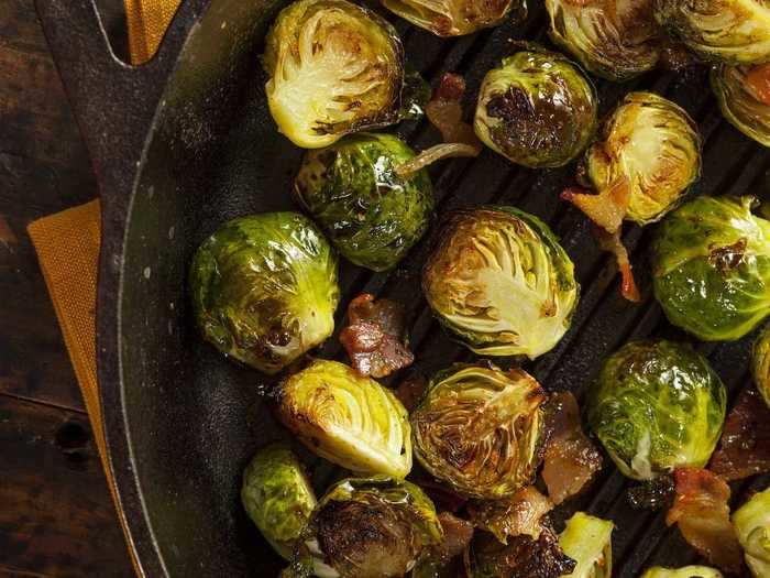 While the oven is hot, pop in the brussel sprouts and other hearty vegetables an hour or two before dinner.