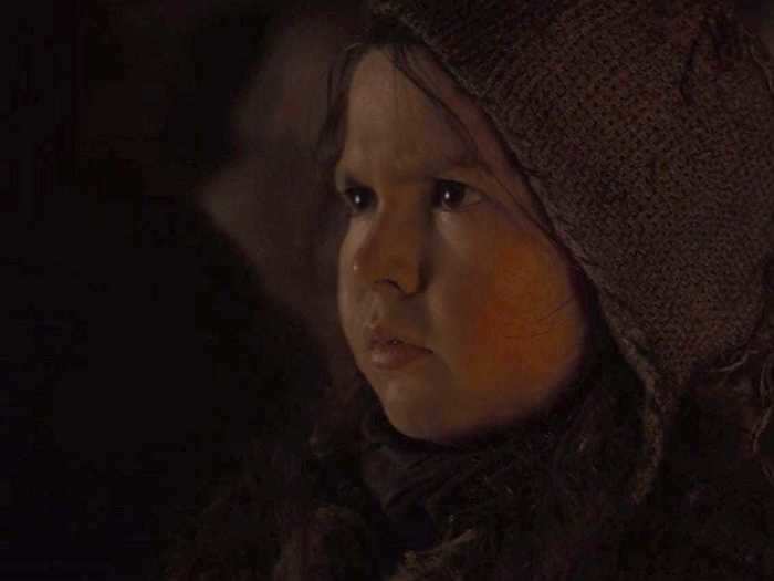 The little girl who promised to protect Gilly and the others was briefly seen inside the crypt, though she didn