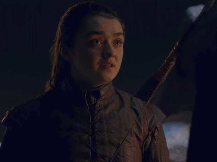 Arya passed along Jon Snow