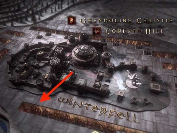 The opening credits changed slightly again at the start of episode two, this time showing the war preparations at Winterfell.