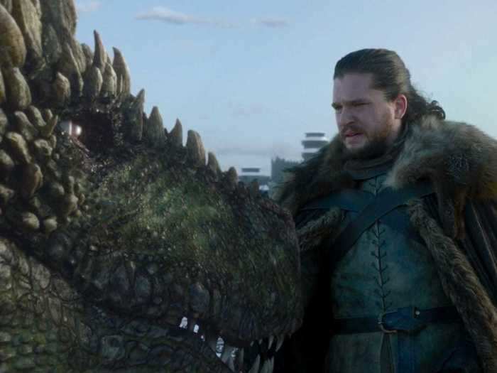 Jon Snow rode his first dragon, and the one he hopped on was named after his father.