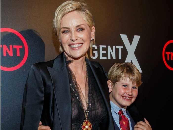 Sharon Stone has three adopted sons, one of whom she shares custody of with her ex-husband.