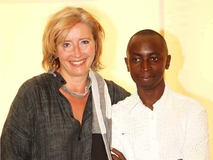 Emma Thompson and her husband informally adopted a former child soldier from Rwanda when he was 16.