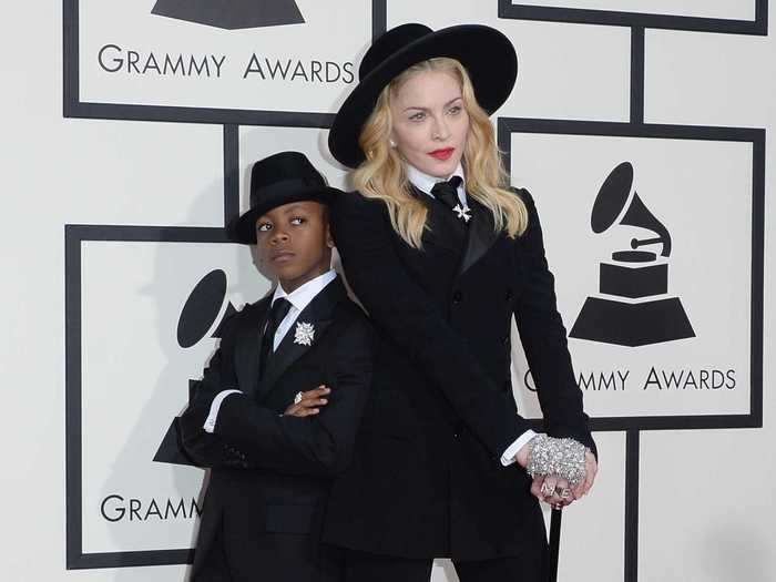 Madonna has four adopted kids: David Banda, Mercy James, and twins Stella and Estere.