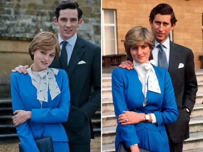 "The Crown" created a mirror image of Prince Charles and Princess Diana