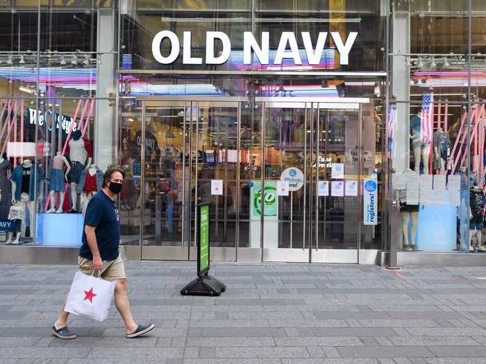 Old Navy and Athleta are adding service hubs at the front of their stores so customers can make returns, buy gift cards, or pick up online orders without having to wait in line. There will also be a "doorbell" feature in their mobile apps to alert the store when shoppers have arrived for curbside pick-up orders.