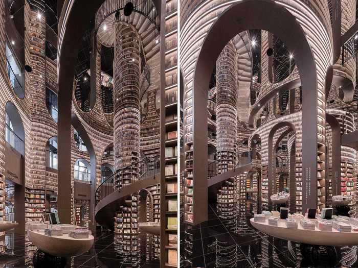 A dreamlike bookstore that just opened in Sichuan, China, is being compared to scenes from iconic fictional worlds.