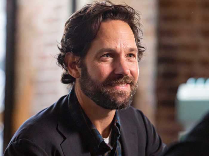 Paul Rudd is certainly making us feel things with his long hair and beard.