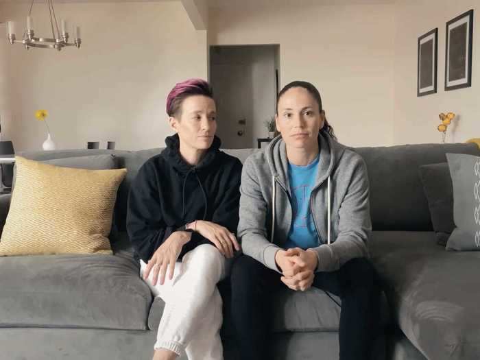 Their commercial for Symetra gave viewers a glimpse into life at their Connecticut home, where the couple quarantined for the first few months of the coronavirus pandemic.