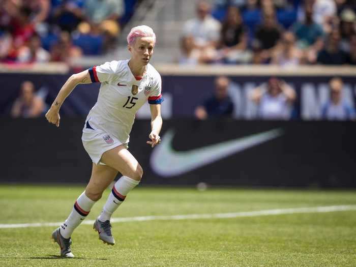 Rapinoe has a number of endorsement deals to supplement her income, the most lucrative of which is with Nike.