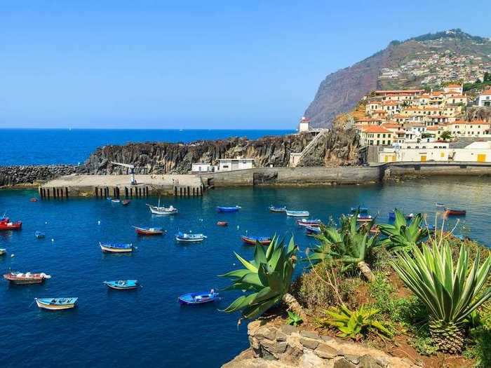 Located in the middle of the Atlantic Ocean, the Madeira Islands are a volcanic archipelago about 300 miles west of Morocco.