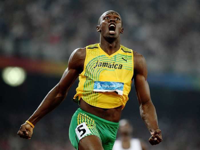 At the 2008 Olympics in Beijing, China, Usain Bolt of Jamaica broke a world record in the 100-meter male sprinting event.