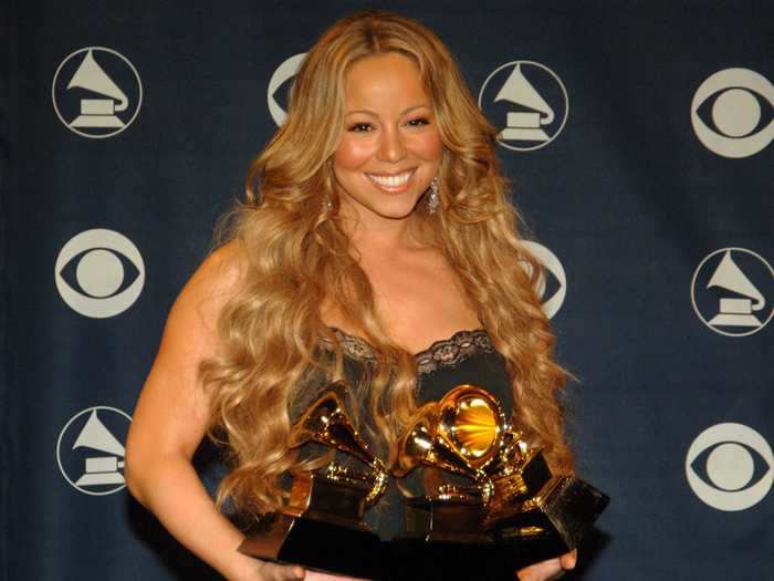 Mariah Carey swept the 48th Annual Grammy Awards in 2006.