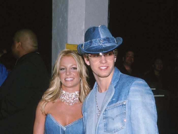 Britney Spears and Justin Timberlake were another power couple that dominated the pop culture scene in the early 2000s.