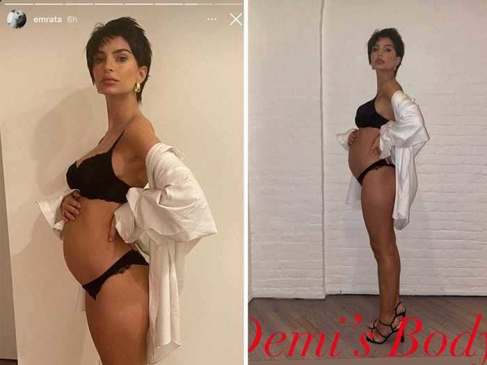 Ratajkowski channeled a popular celebrity for her Halloween costume.