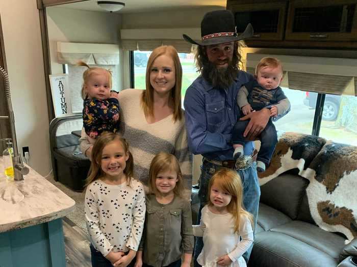 Katherine told Insider that despite some challenges, like finding adequate parking, living full-time in an RV for the last year has been a positive change for their family and finances.