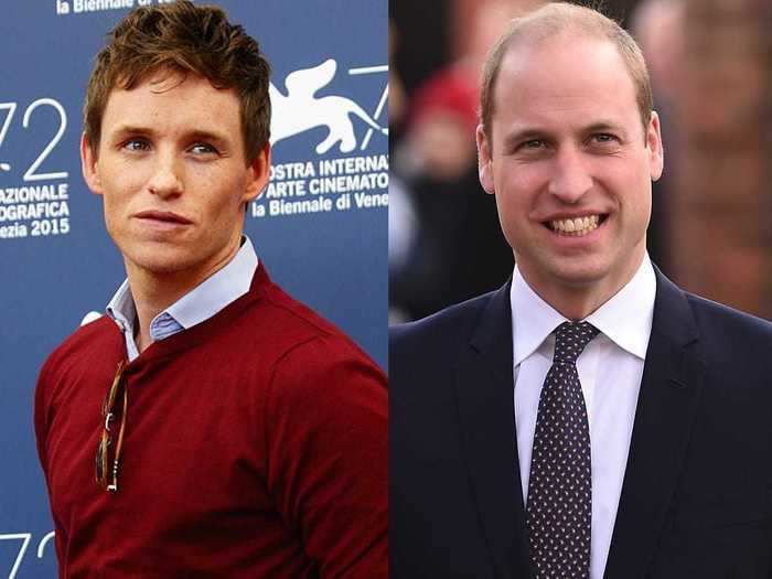 Eddie Redmayne and Prince William played rugby together in high school.