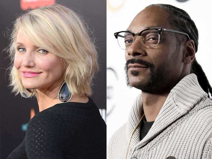 Cameron Diaz said she bought weed from Snoop Dogg in high school.