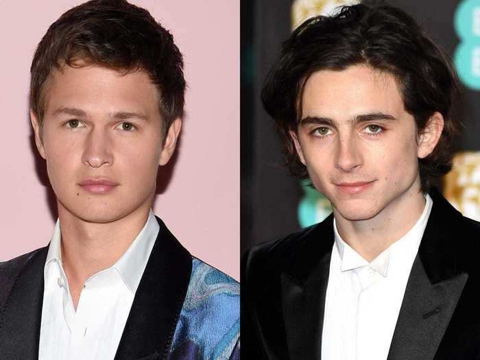 Ansel Elgort and Timothée Chalamet played on the same basketball team.