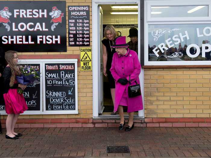 Or picks up fish at the local market.